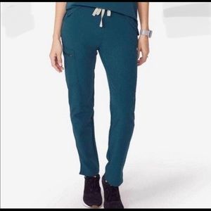 Figs Caribbean blue yola pants (small/petite)